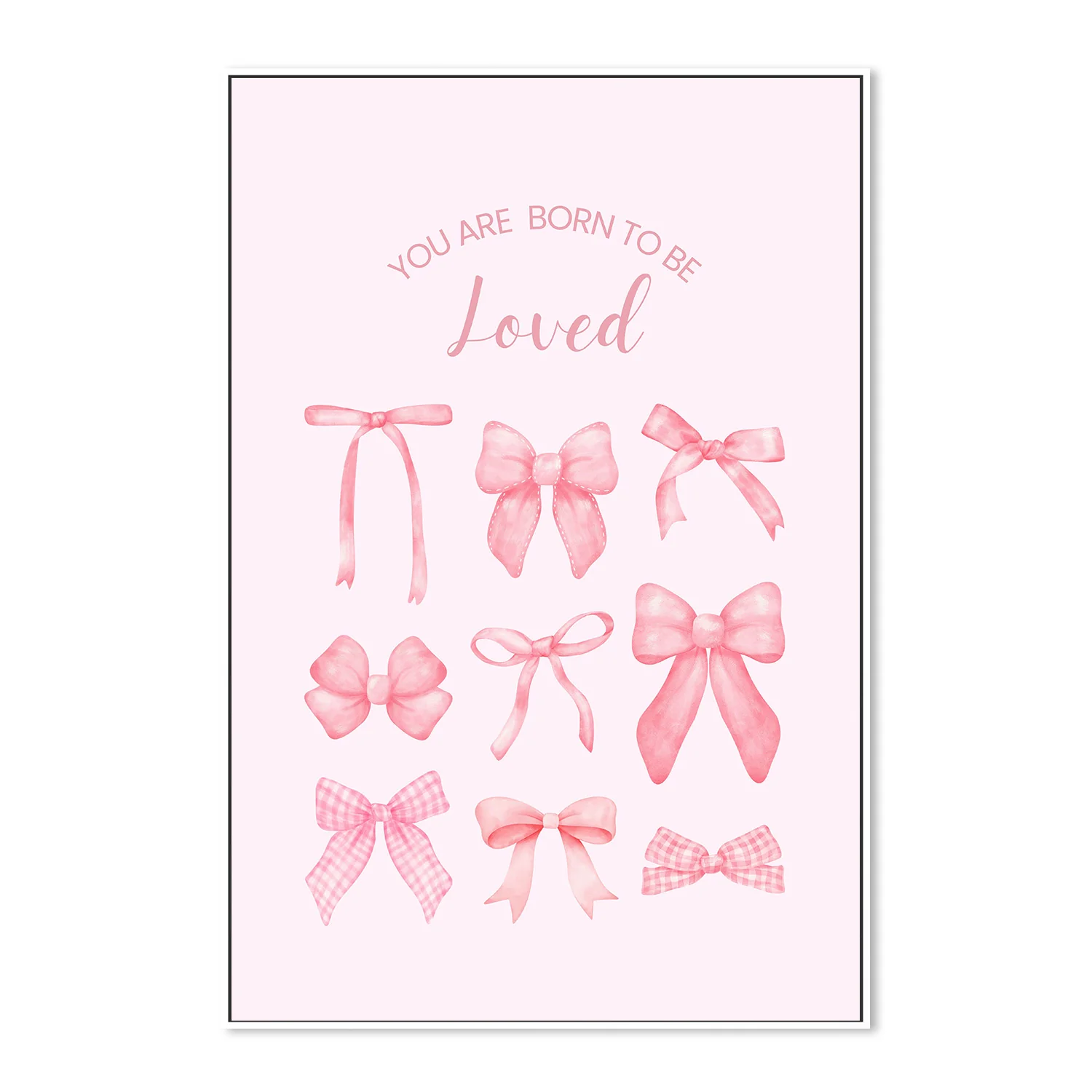 Pink Bows Born To Be Loved - Image 5