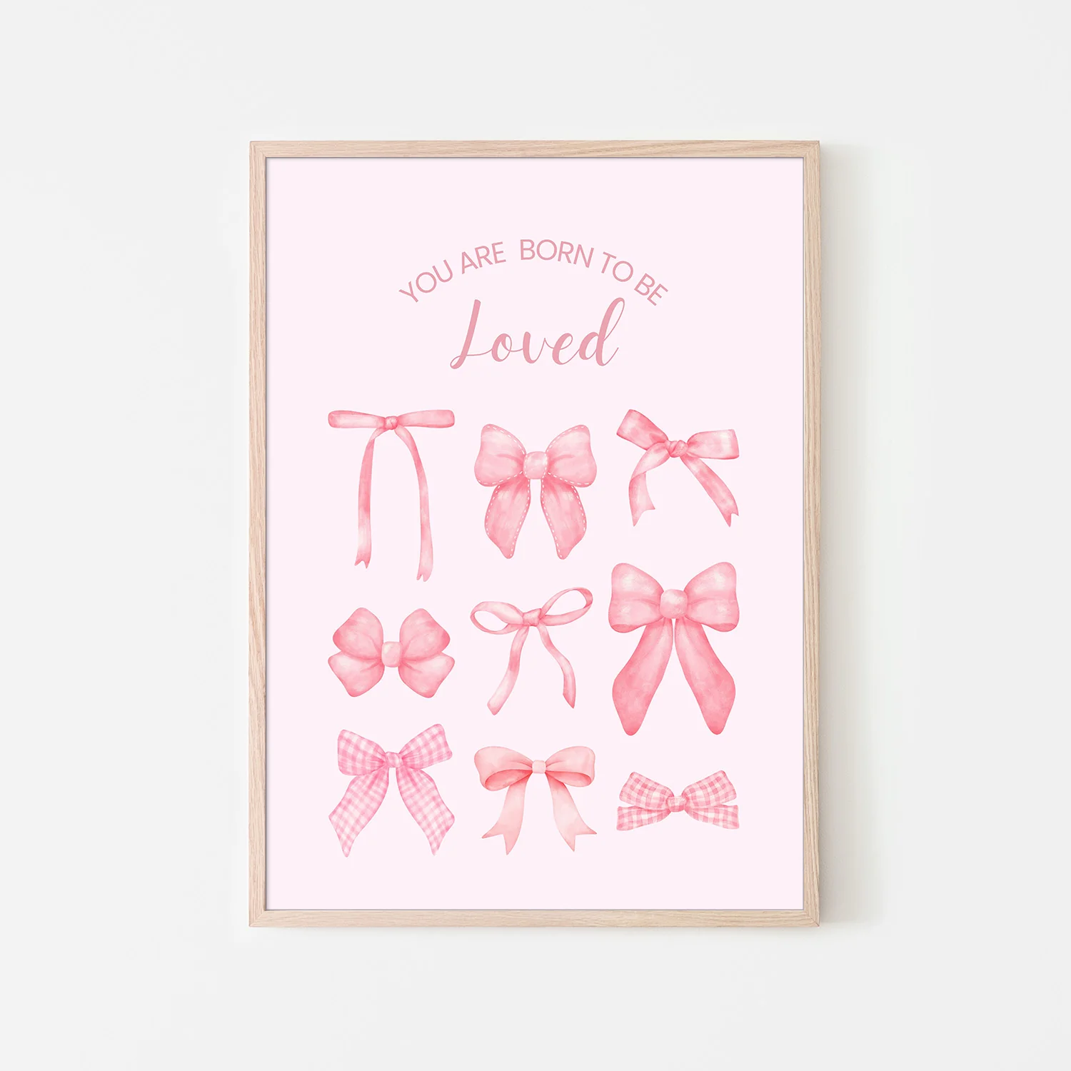 Pink Bows Born To Be Loved - Image 6