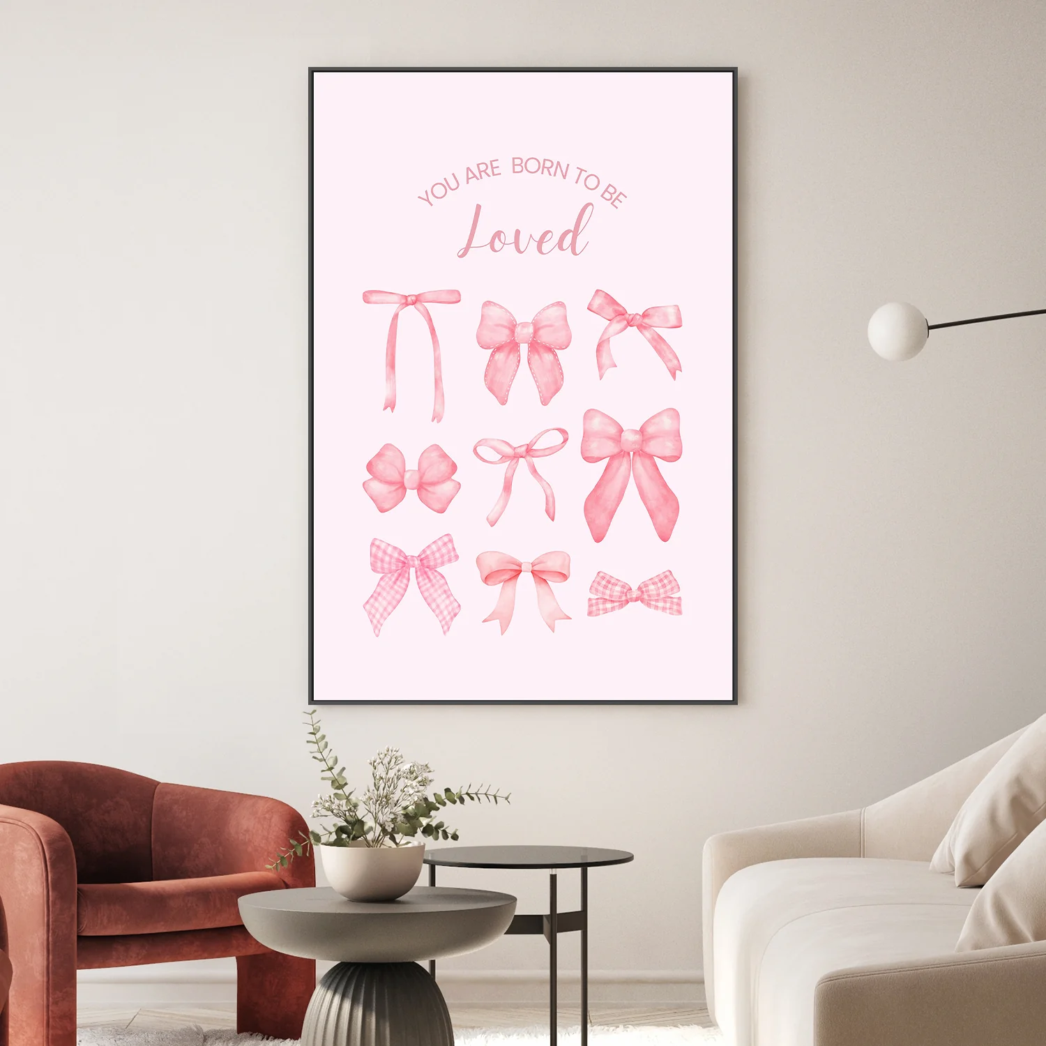 Pink Bows Born To Be Loved - Image 7