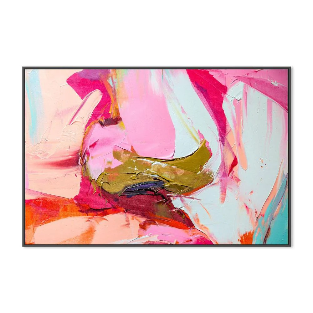 Pink For Days , Hand-painted Canvas - Image 3