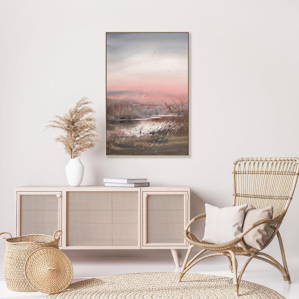Pink Hues, Style A, Hand-Painted Canvas - Image 2