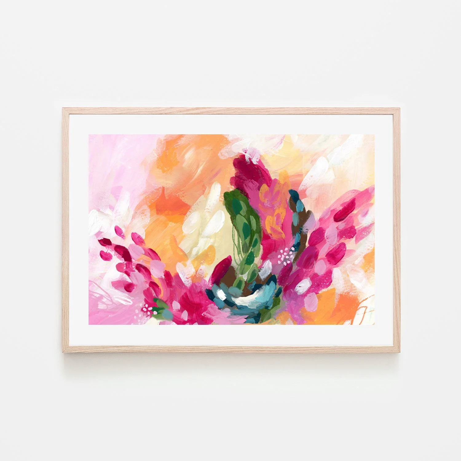 Pink Orange Abstract, Style A - Image 6