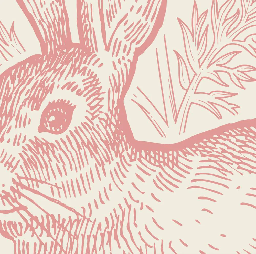 Pink Rabbits  Wallpaper - Image 3