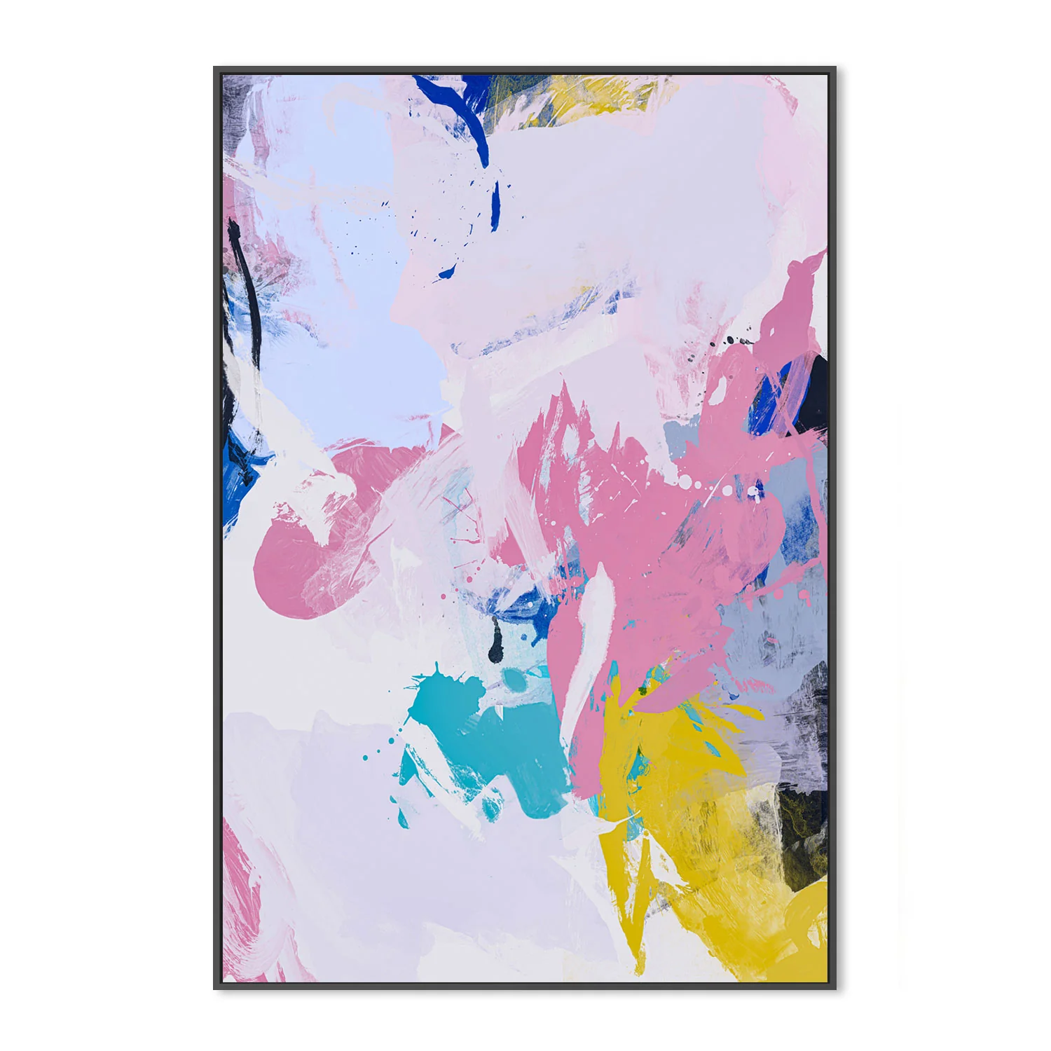 Pink Tenderness , Hand-Painted Canvas - Image 3