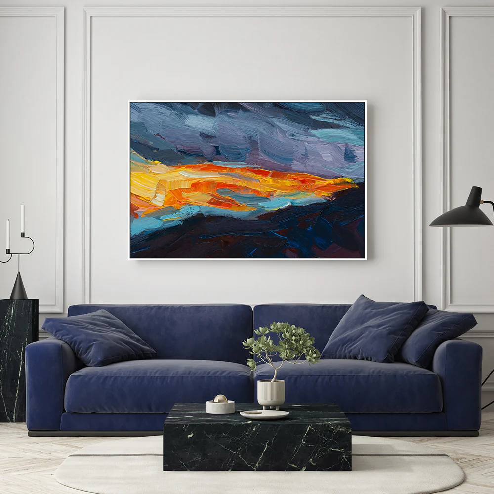 Playing With Fire, Style A , Hand-painted Canvas - Image 2