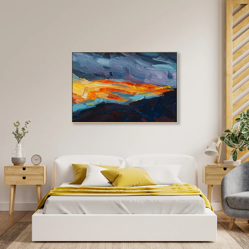 Playing With Fire, Style A , Hand-painted Canvas - Image 7