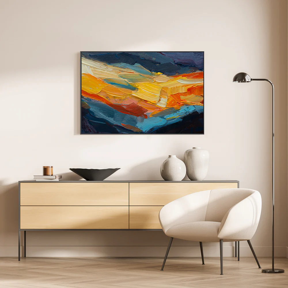 Playing With Fire, Style B , Hand-painted Canvas - Image 7
