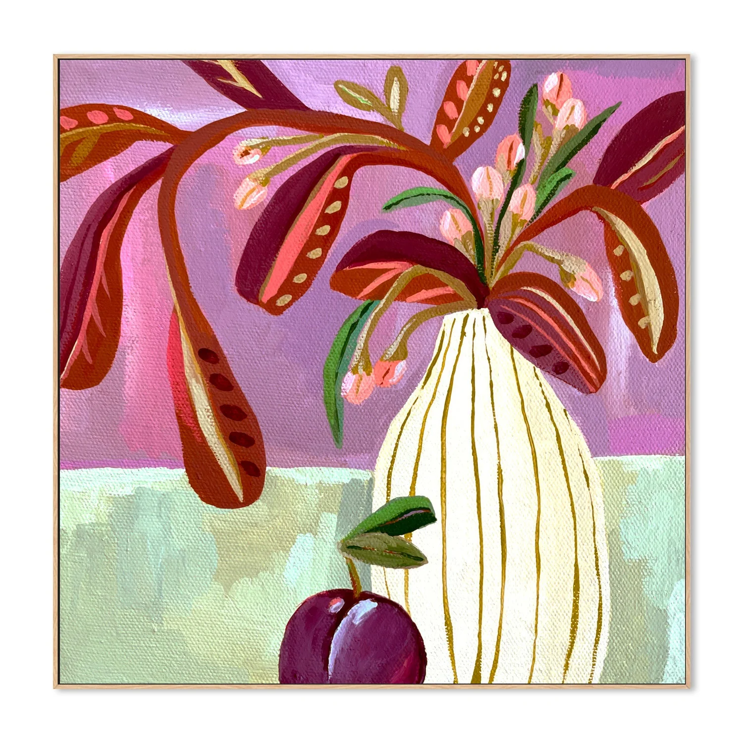 Plum Still Life - Image 4