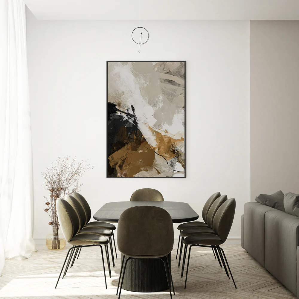 Poet On The Mountain , Hand-Painted Canvas - Image 2