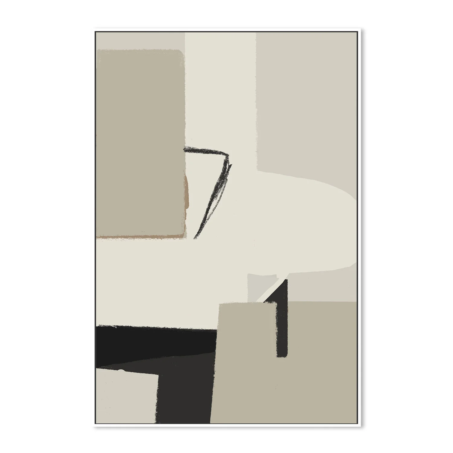 Polite Chessman , Hand-Painted Canvas - Image 5