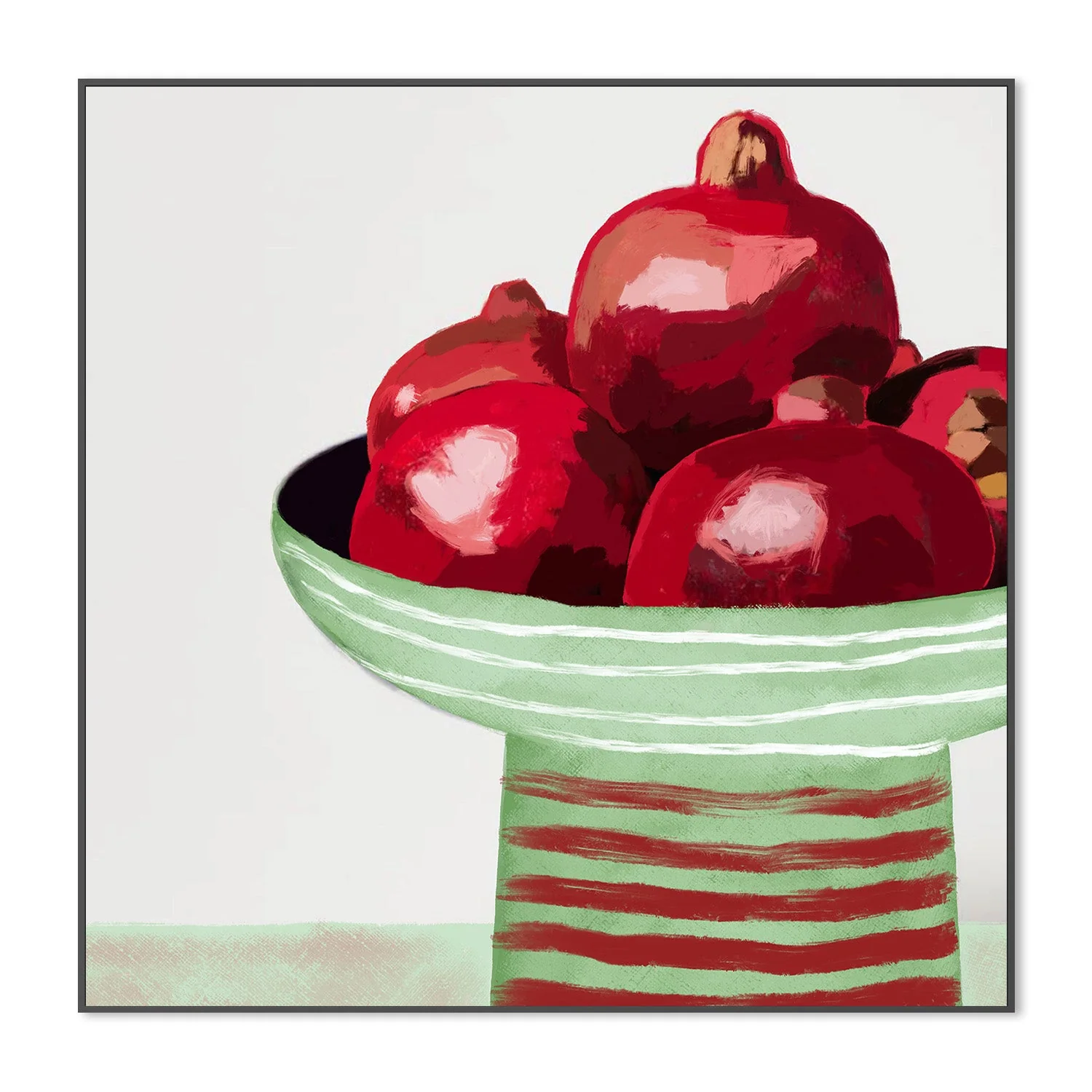 Pomegranates Still Life, Style A - Image 3