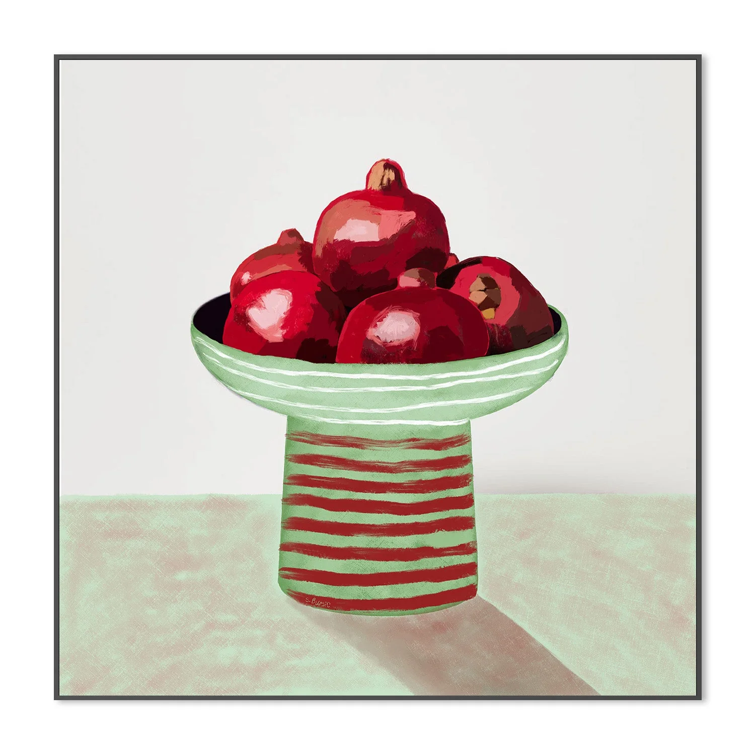 Pomegranates Still Life, Style B - Image 3