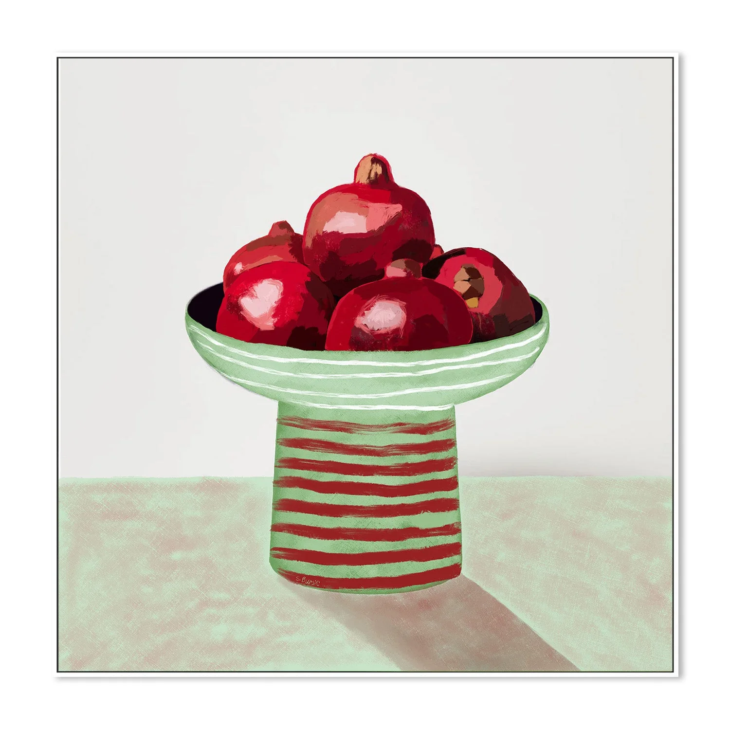 Pomegranates Still Life, Style B - Image 5