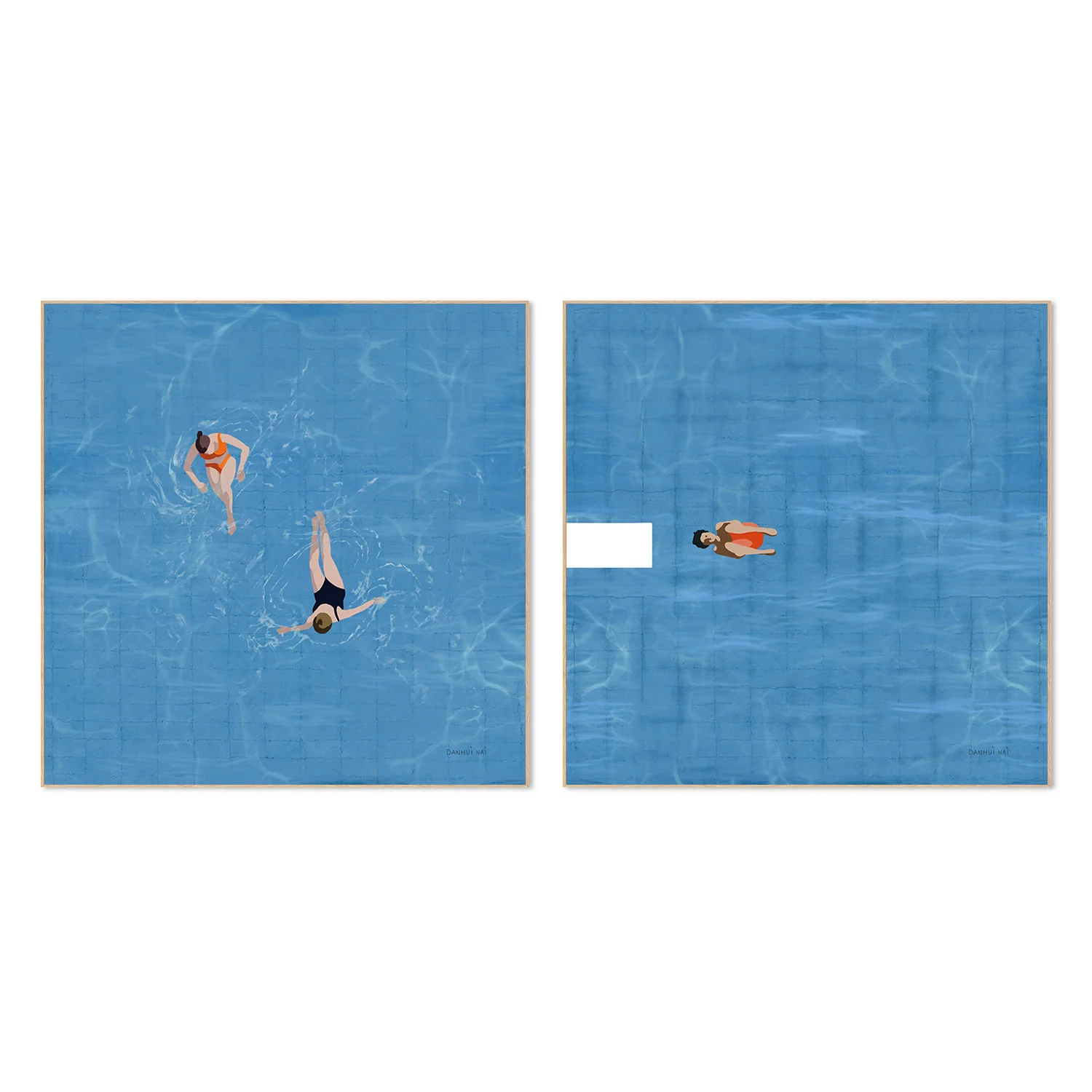 Pool Fun, Style A & B, Set Of 2 - Image 4