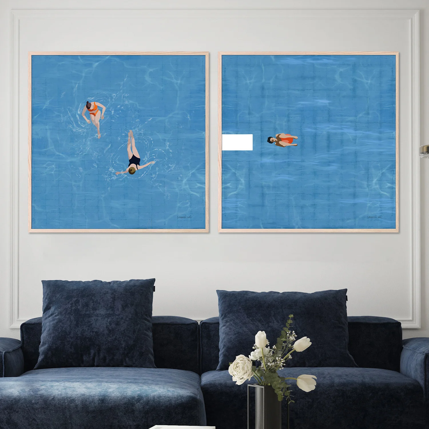 Pool Fun, Style A & B, Set Of 2 - Image 7