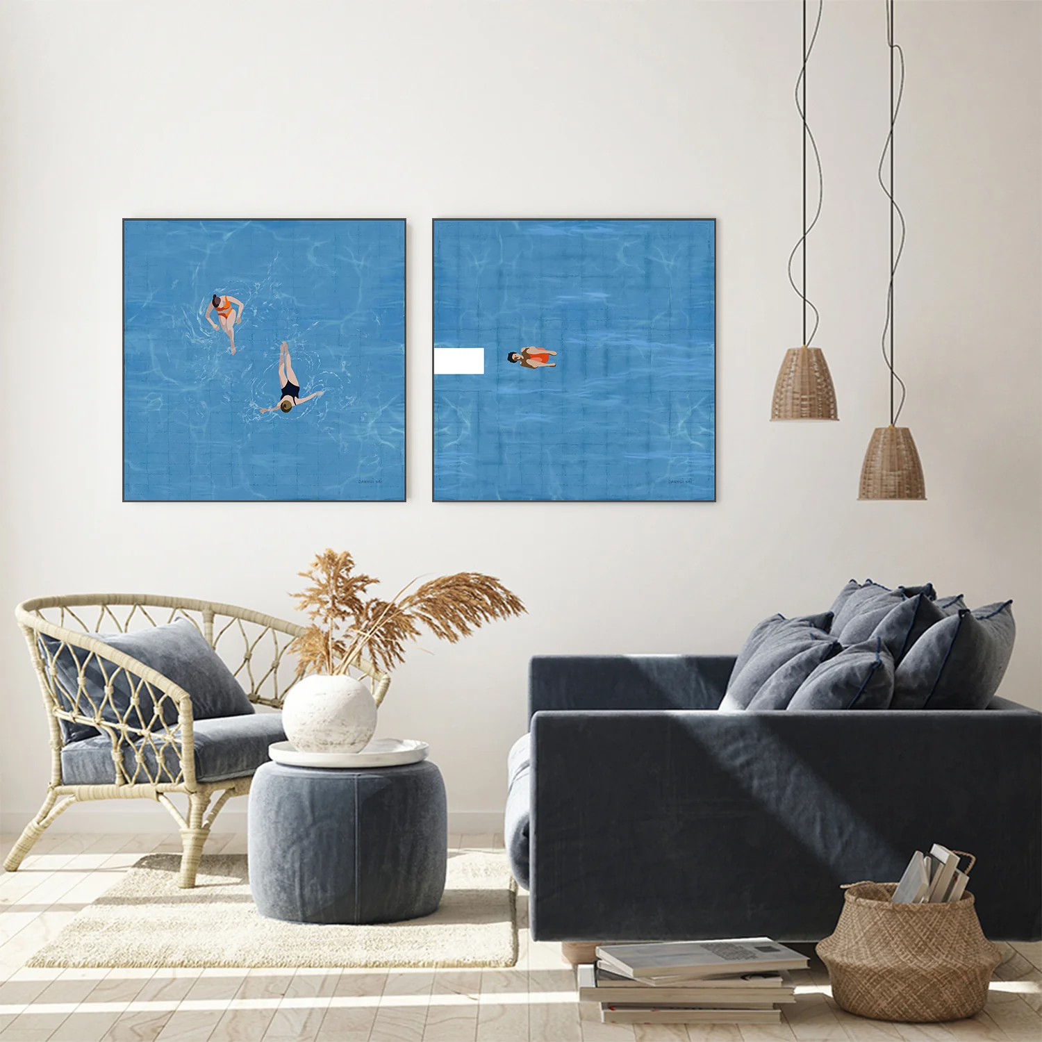 Pool Fun, Style A & B, Set Of 2 - Image 9