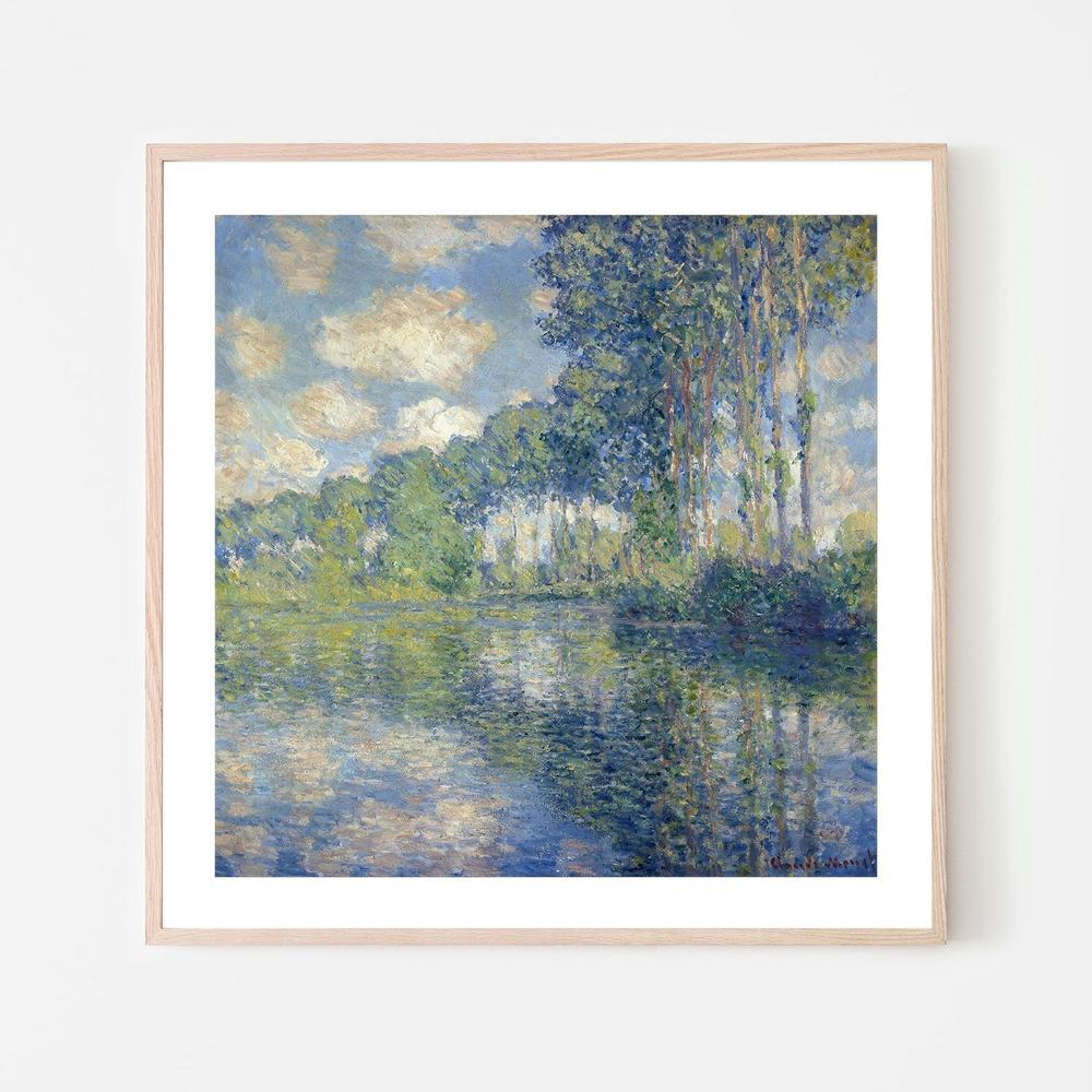 Poplars on the Epte 1891 , By Monet - Image 6