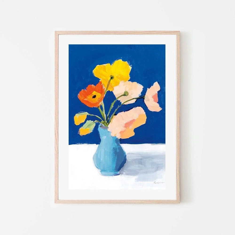 Poppies on Blue - Image 6