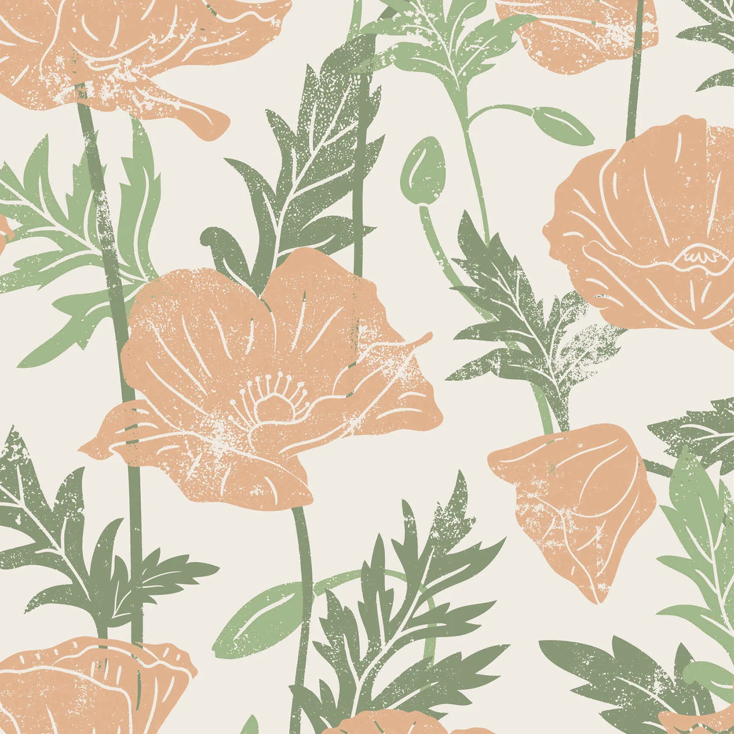 Poppies Peach - Image 3