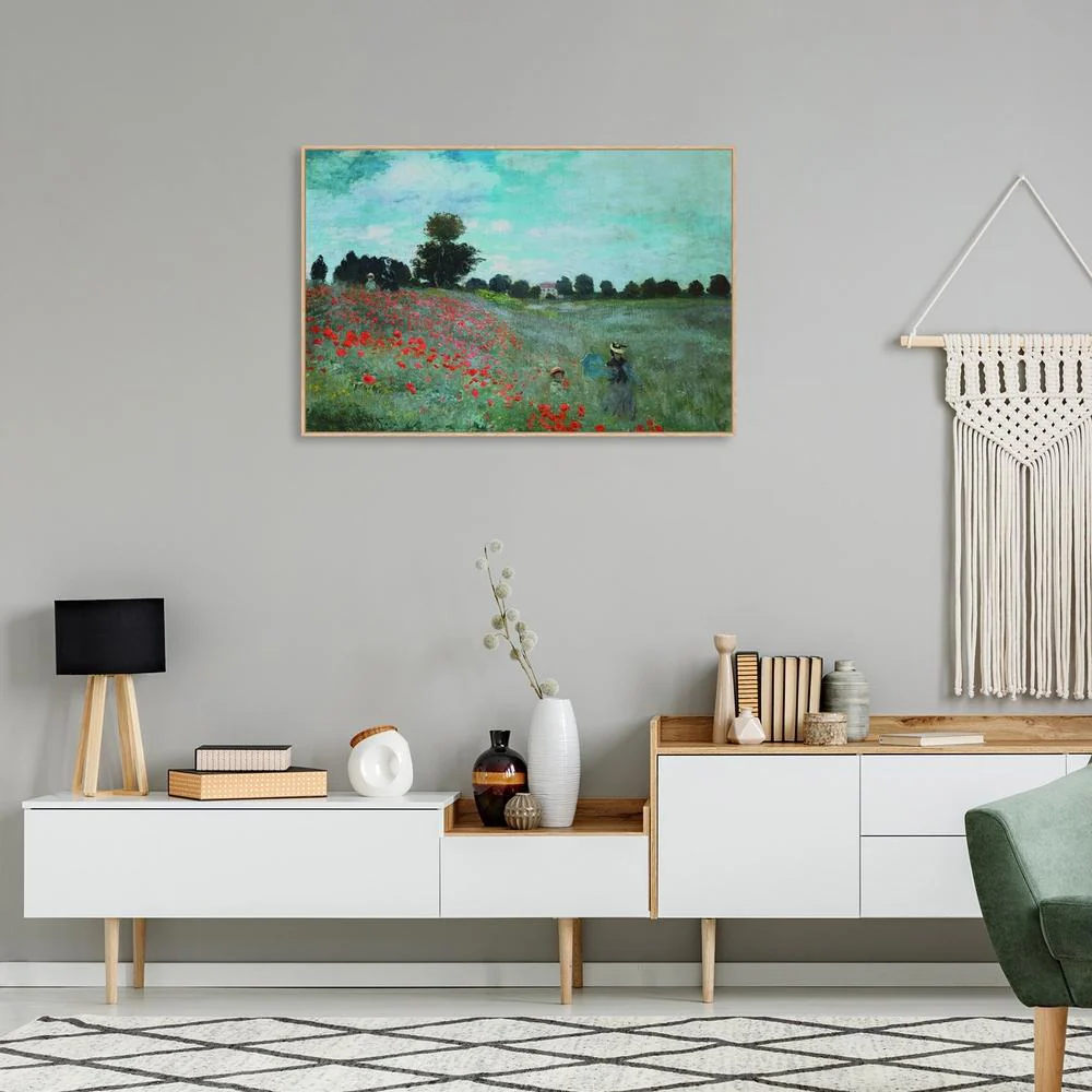 Poppy Field Near Argenteuil, By Monet - Image 2