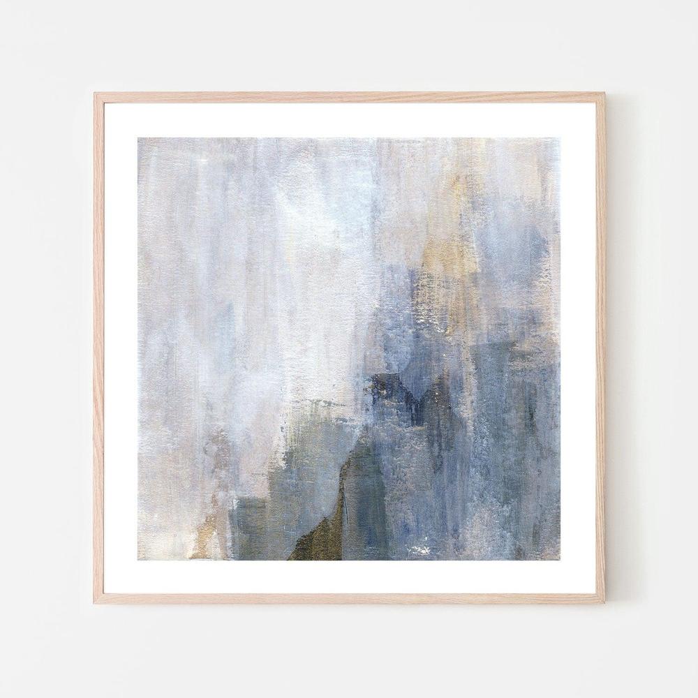 Powder Blue , Hand-painted Canvas - Image 6