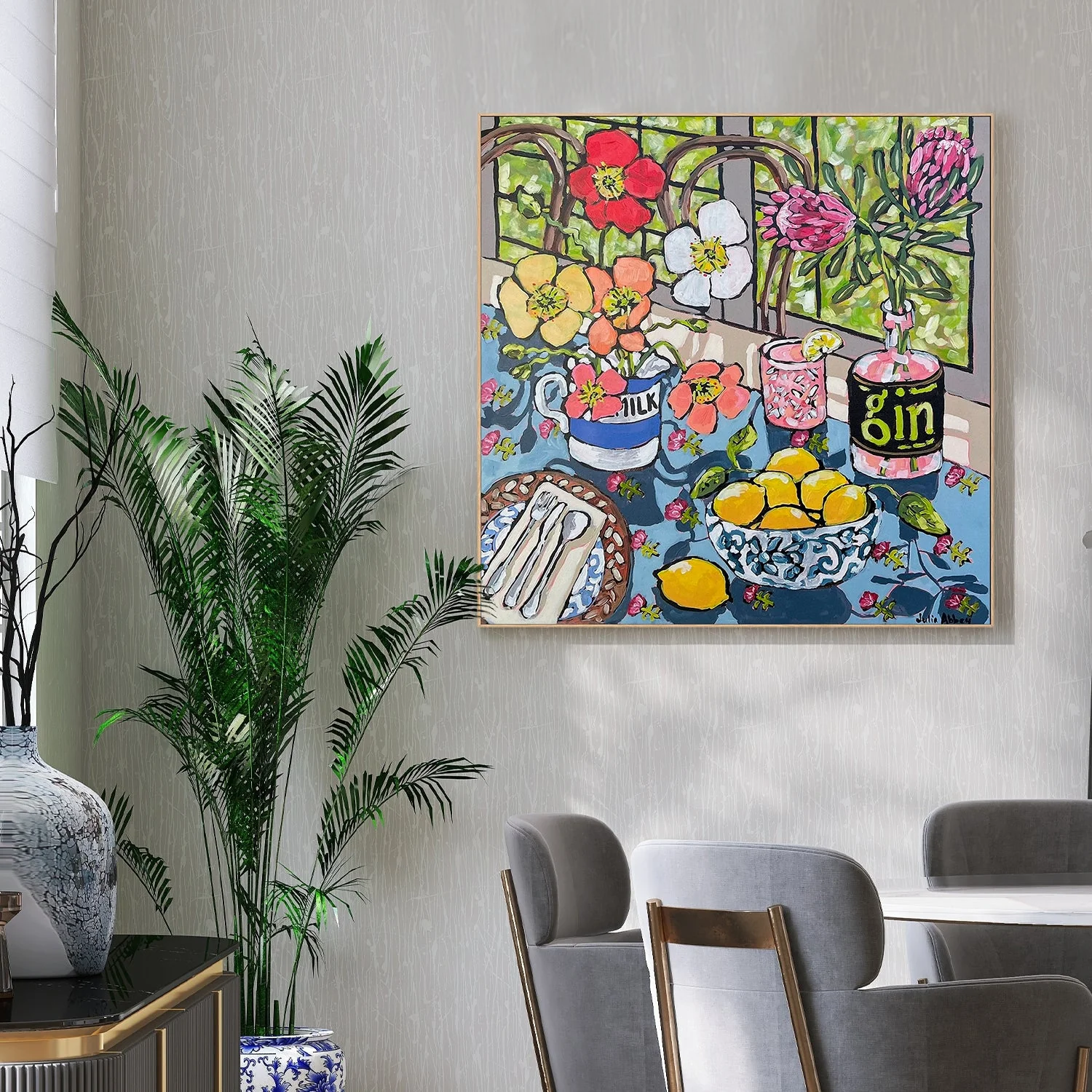 Proteas And Poppies - Image 2