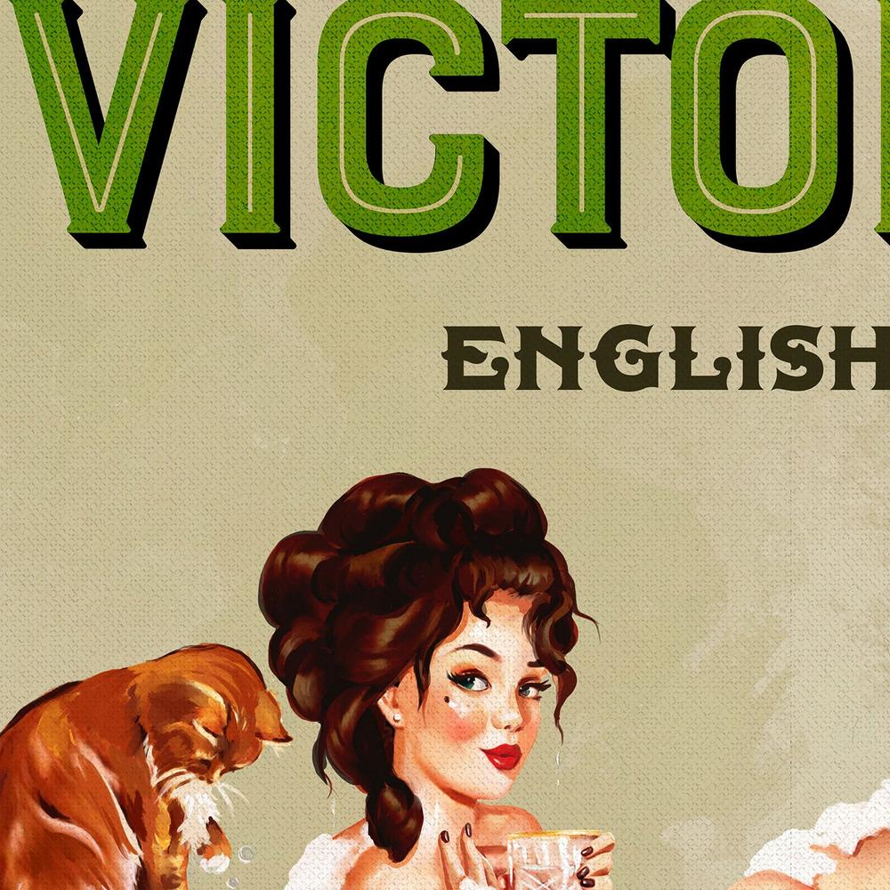 Queen Victoria English Gin Bath Pinup Girl - Image 10
