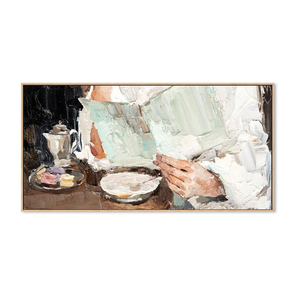 Quiet Time , Hand-painted Canvas - Image 4
