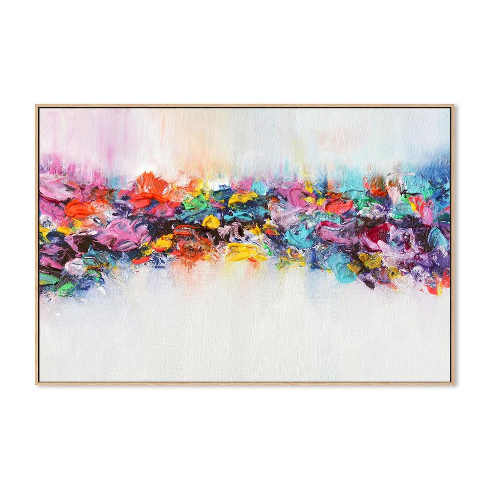 Rainbow Symphony , Hand-painted Canvas - Image 3