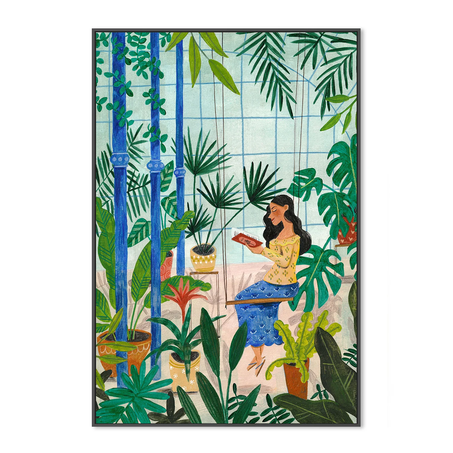 Reading in the plant greenhouse - Image 3
