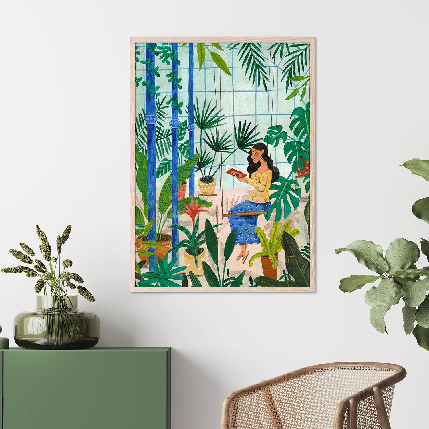 Reading in the plant greenhouse - Image 9