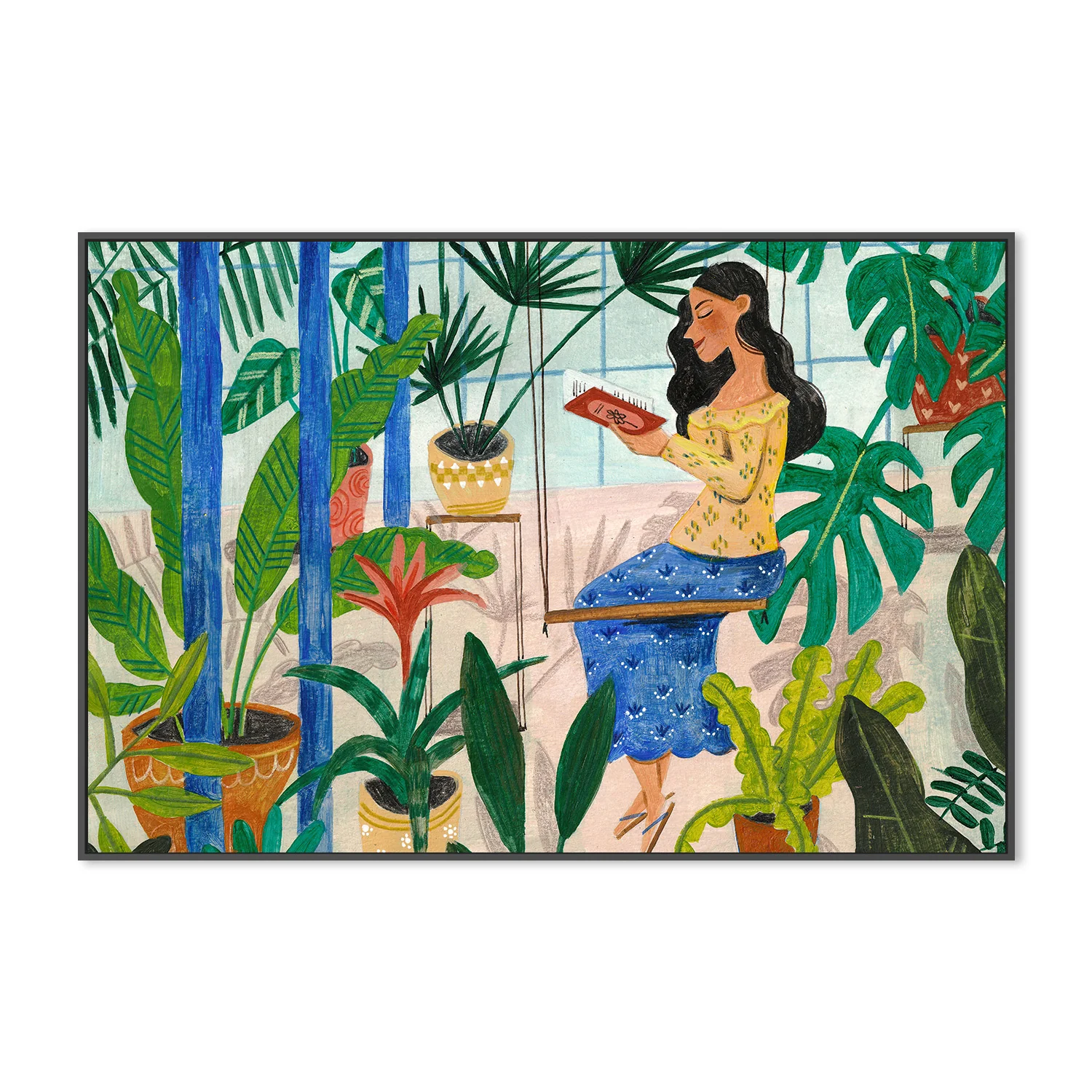 Reading in the Tropical Greenhouse - Image 3