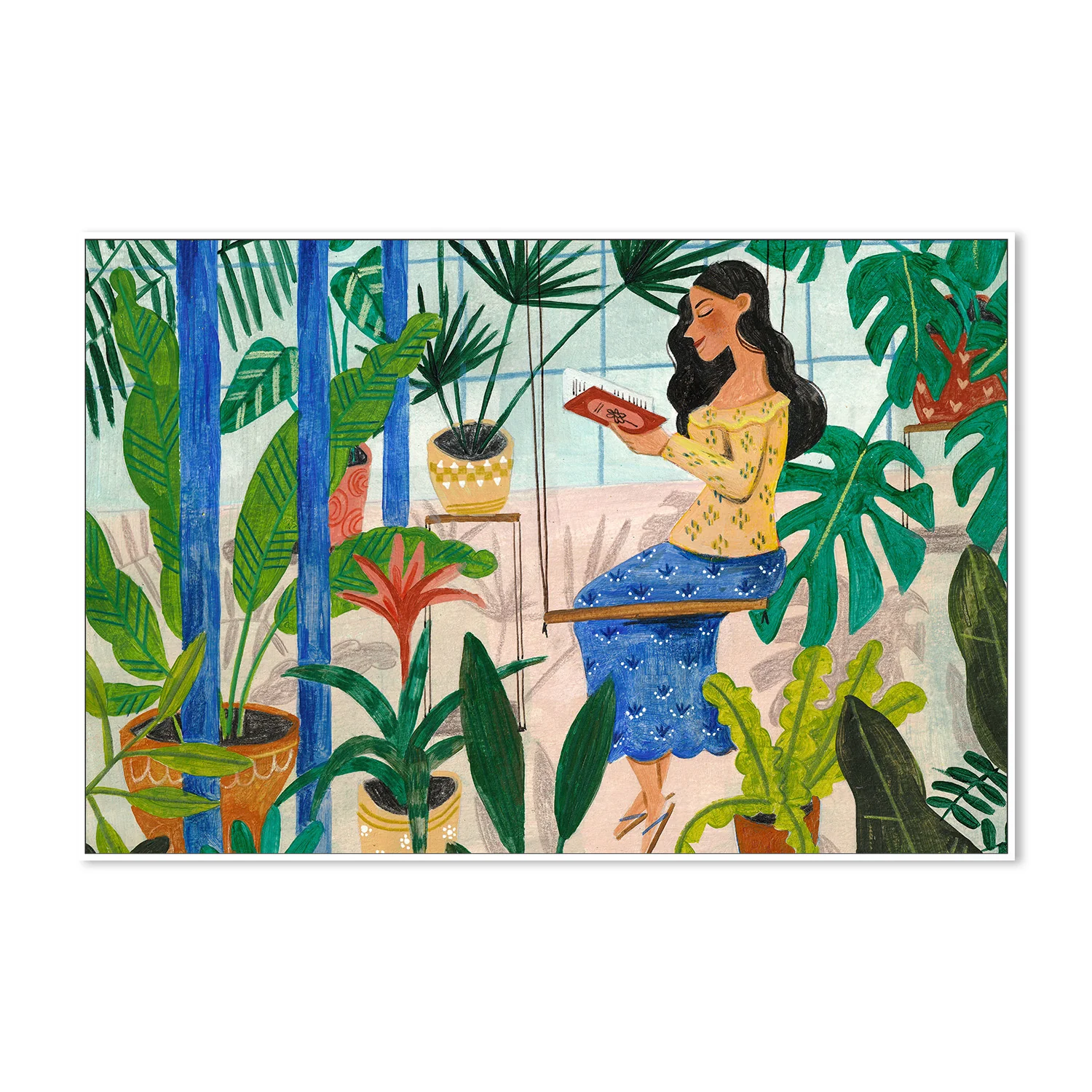 Reading in the Tropical Greenhouse - Image 5