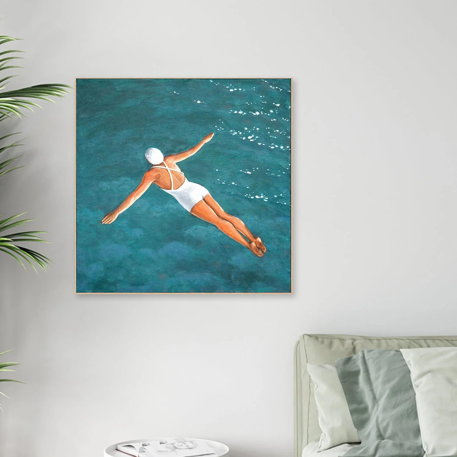 Cliff Diver Above Water - Image 2
