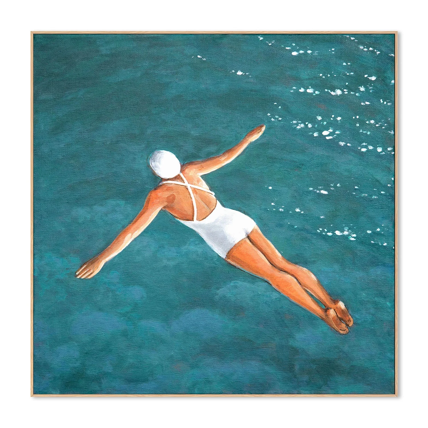 Cliff Diver Above Water - Image 4