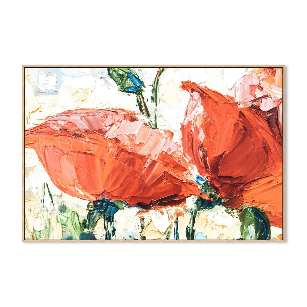 Red Roses For You, Hand-Painted Canvas - Image 4