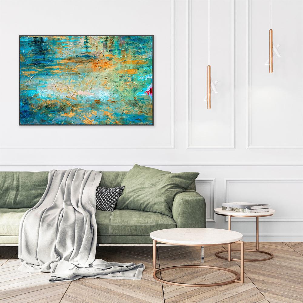 Reflections , Hand-painted Canvas - Image 7