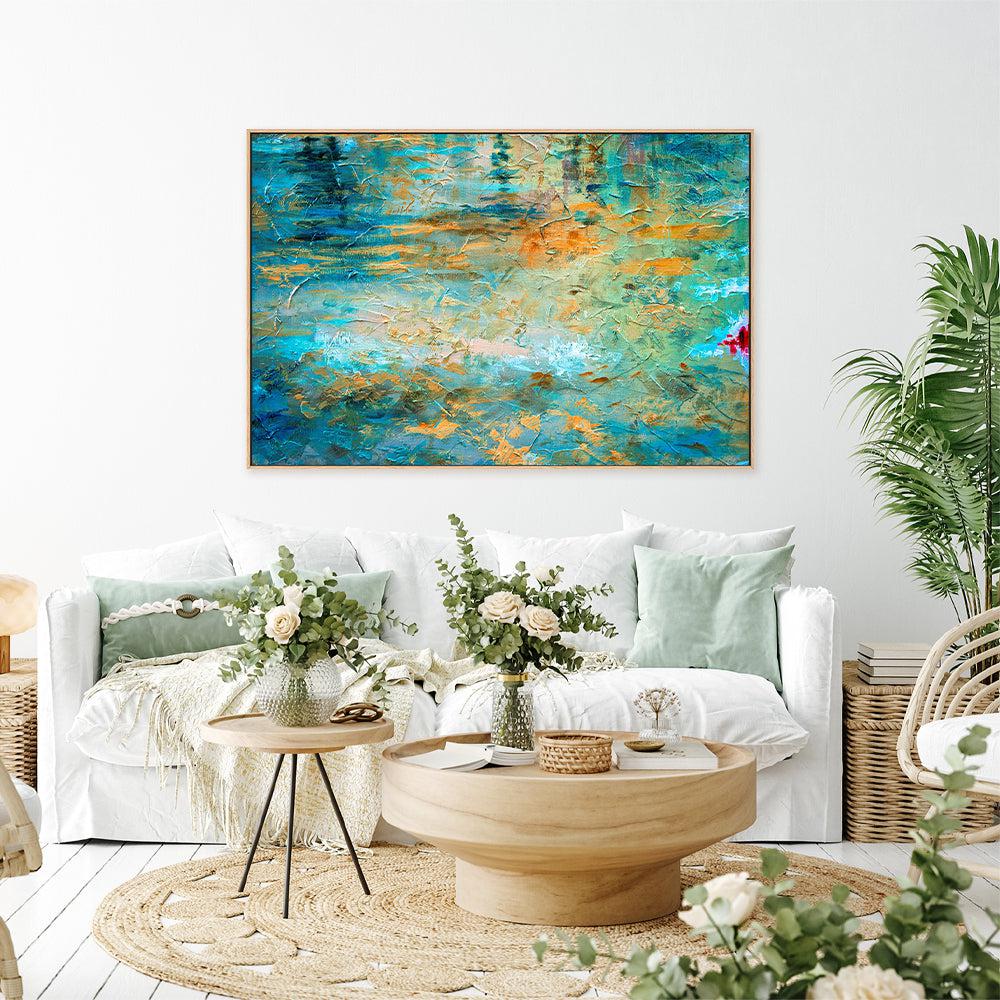 Reflections , Hand-painted Canvas - Image 8