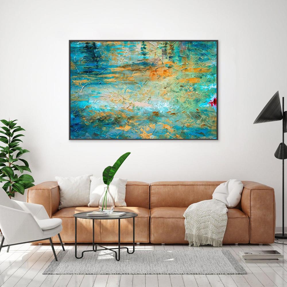 Reflections , Hand-painted Canvas - Image 9