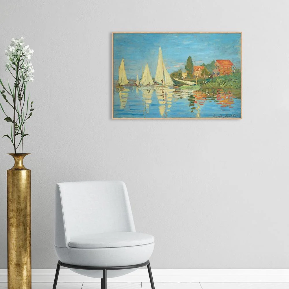 Regatta At Argenteuil, By Monet - Image 3