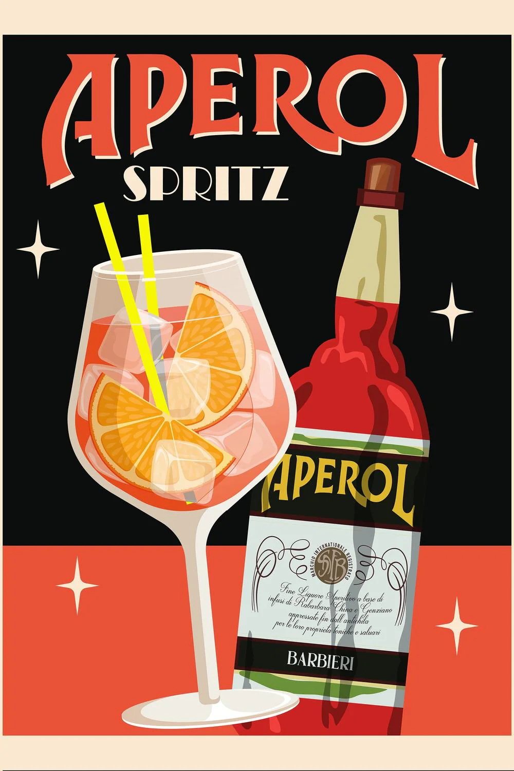 Retro Orange Cocktail