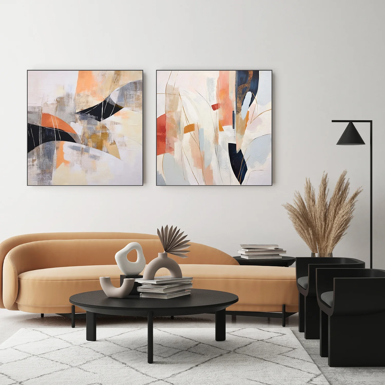 Rhythms of Abstract, Style A & B, Set Of 2 - Image 7