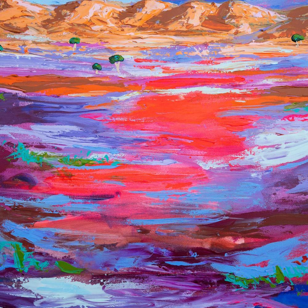 Rings On Her Fingers and Bells On Her Toes, Original Hand-Painted Canvas By Elle Pervez - Image 4