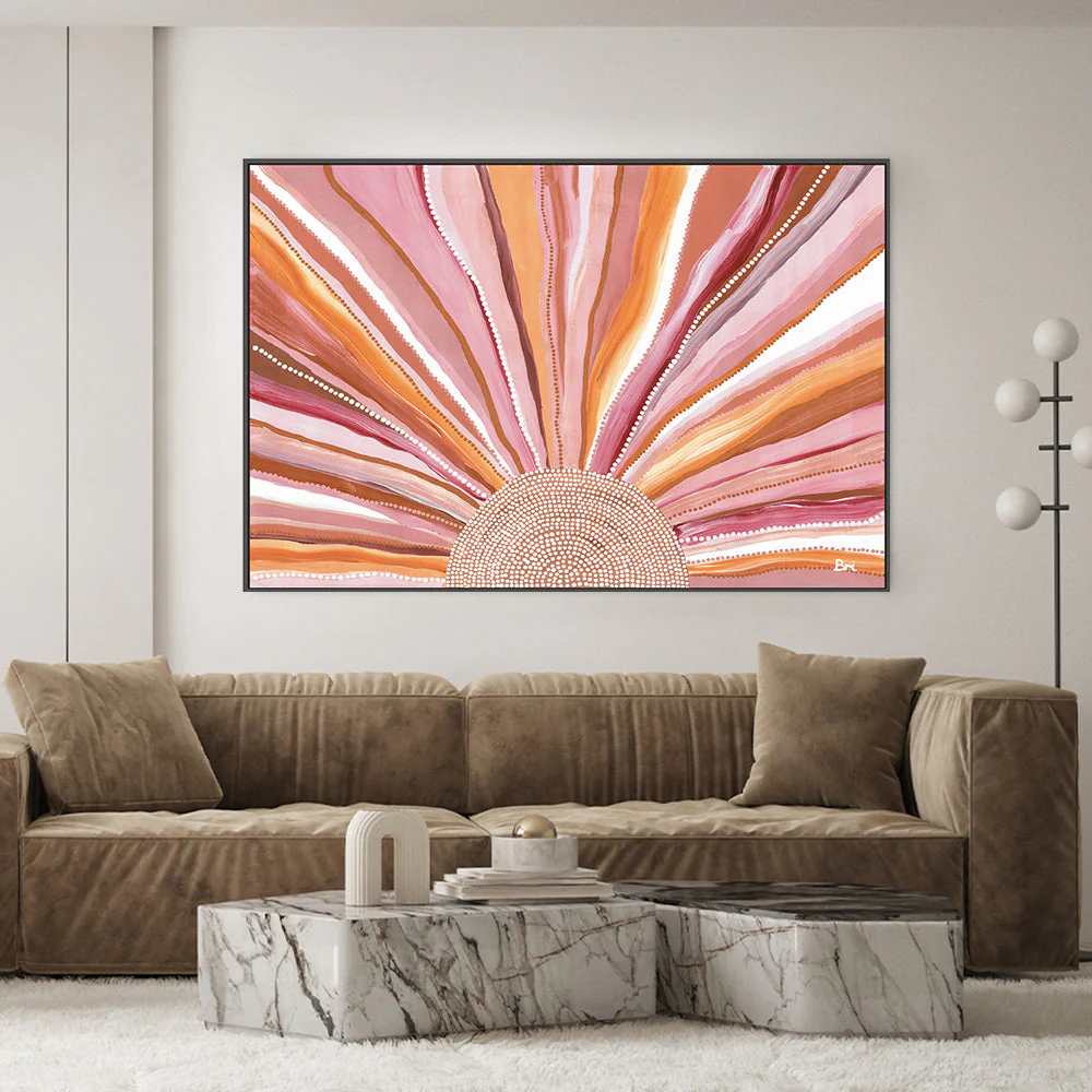 Rising Sun, Bold Earthy Tones - Image 7