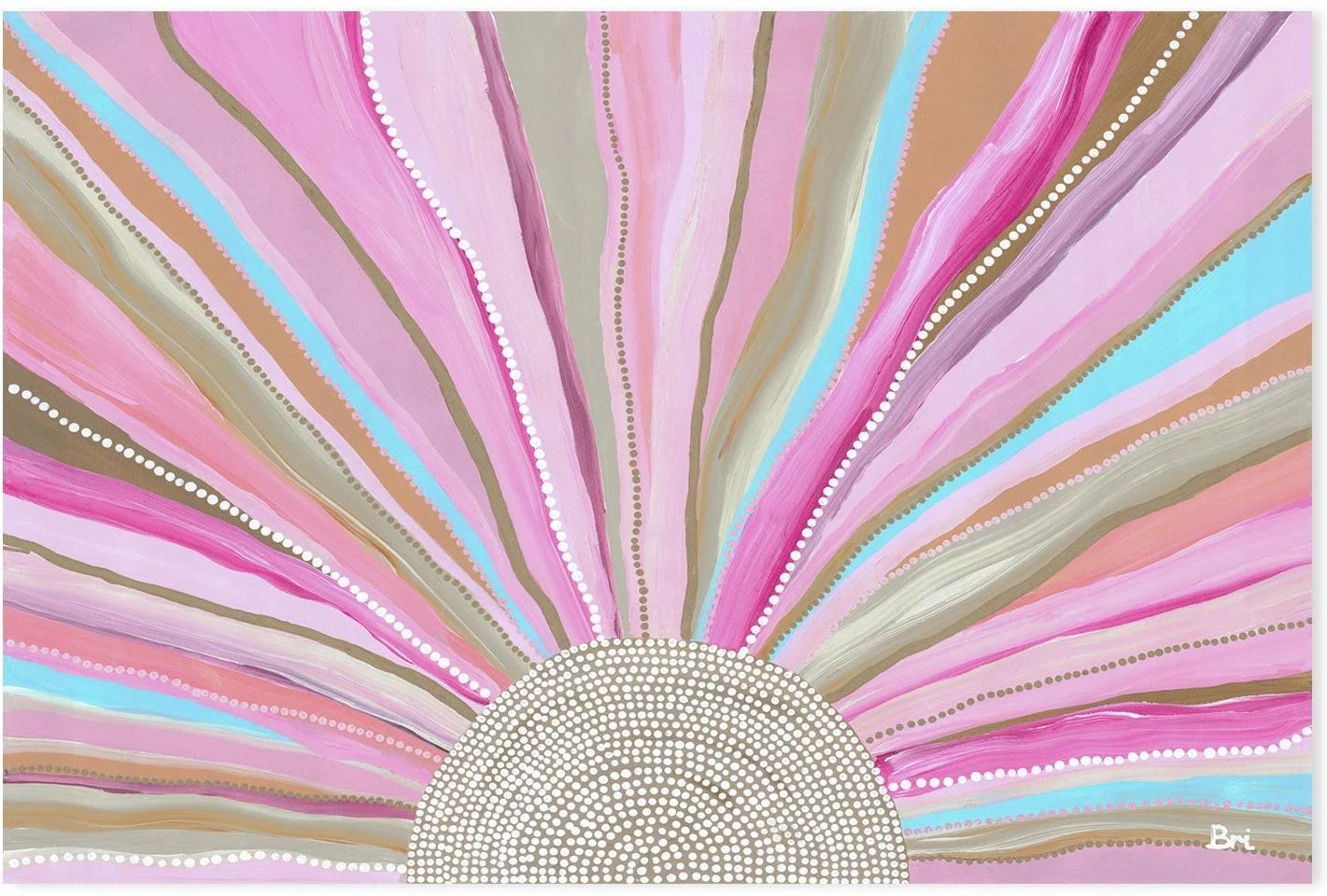 Rising Sun, Bold Pink Tones