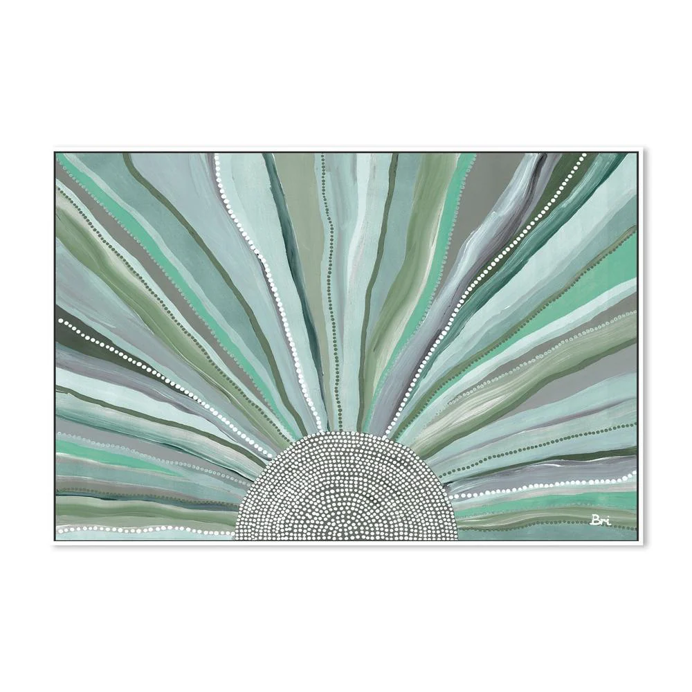 Rising Sun, Green Tones - Image 5