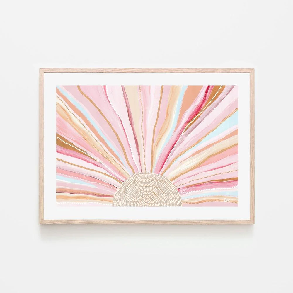 Rising Sun, Soft Pastel Tones - Image 6