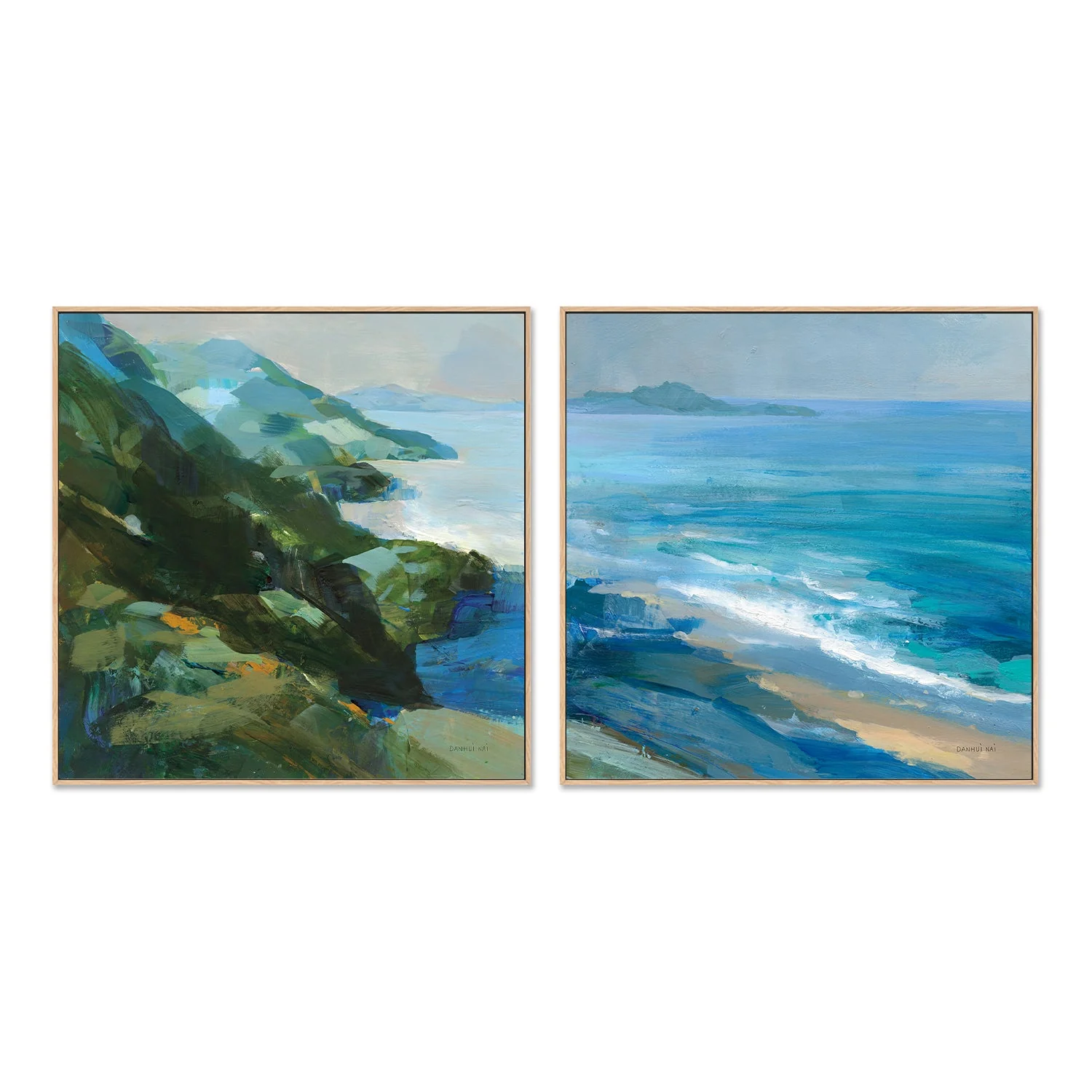 Rocky Shoreline, Style A & B, Set Of 2 - Image 4