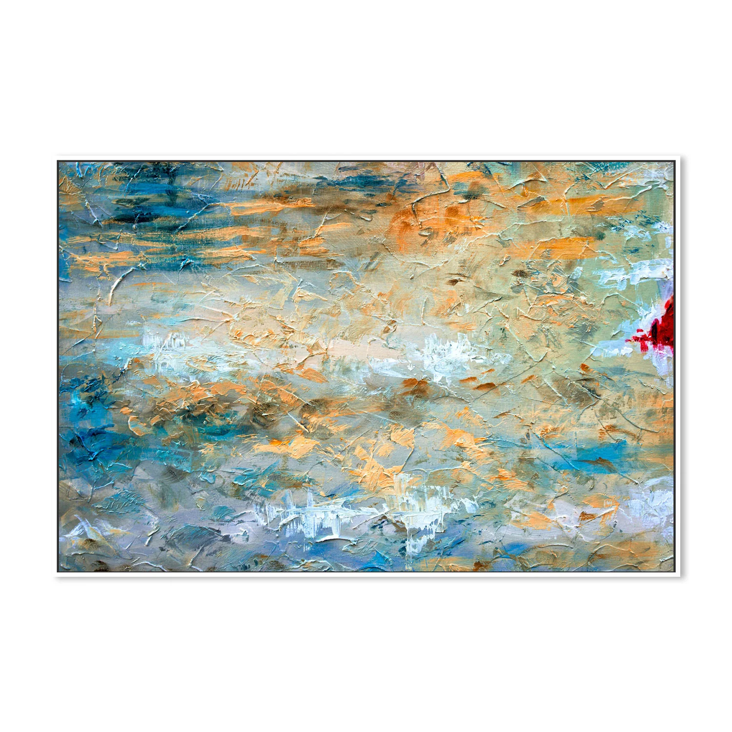 Rocky Surface , Hand-Painted Canvas - Image 5