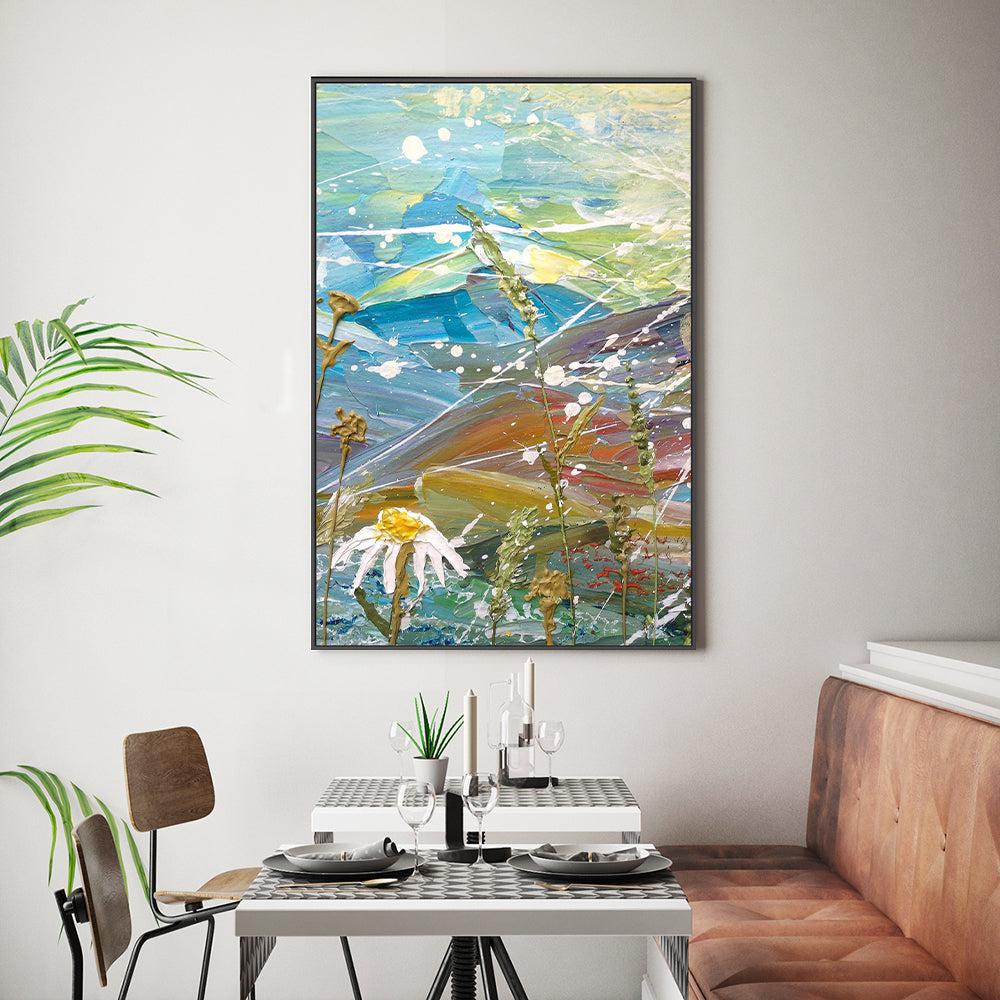 Rolling Hills , Hand-painted Canvas - Image 2